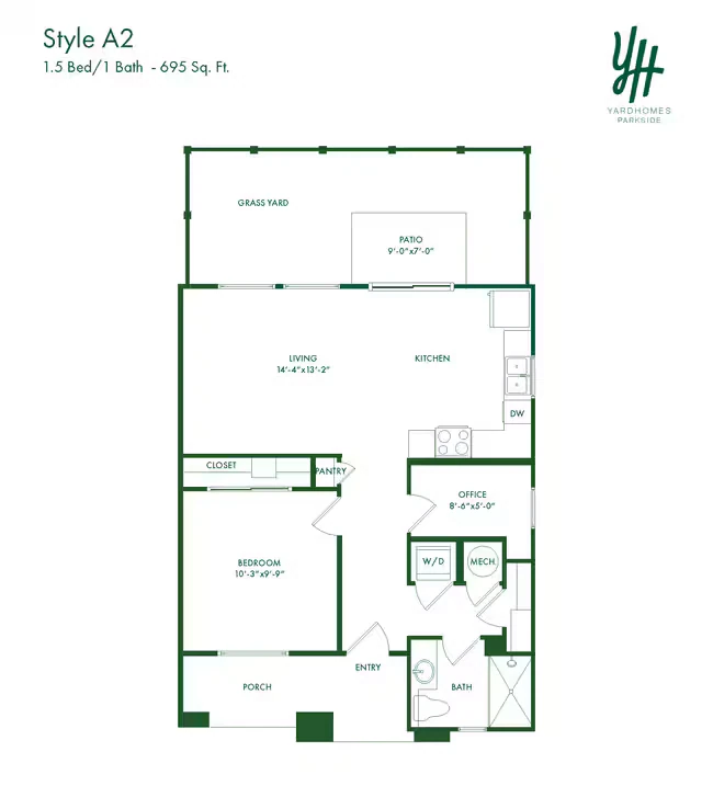 A2 + Flex 211 floor plan
